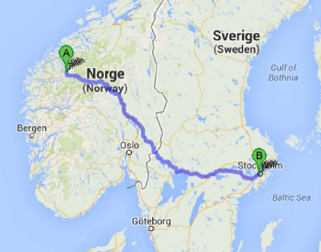 Trollstigen Norge Karta | Fylker Kart